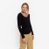 Women's longing, black color, size S (42)