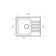 Granfest ECO-13, 620x480 mm Kitchen Washing Cilest, White Color