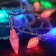 Garland “thread” 5 m with nozzles “cones”, ip20, transparent thread, 20 LED, glow of multi (RG/RB), flashing, 220 V