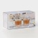 Set of glass mugs, 395 ml, d = 8.6 cm, h = 10 cm, 2 pcs