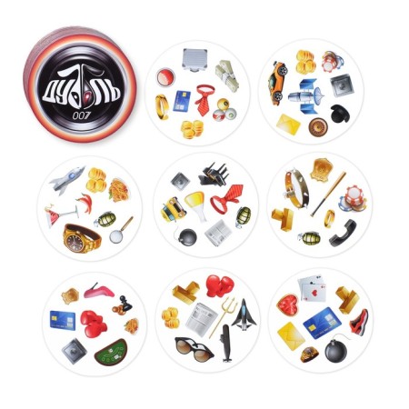 The board game to the reaction and attention "Dubbl. 007 ", 55 cards, 16+-2