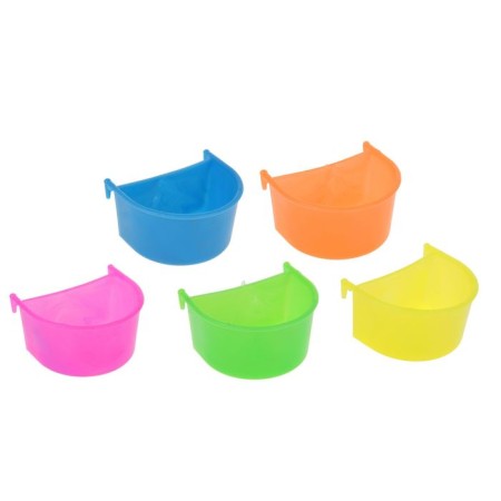Bird feeder, internal, semicircular, 80 x 65 x 40 mm, mix of flowers-1