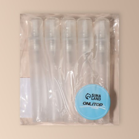 Perfume bottle, with a spray, 7 ml, white color-5