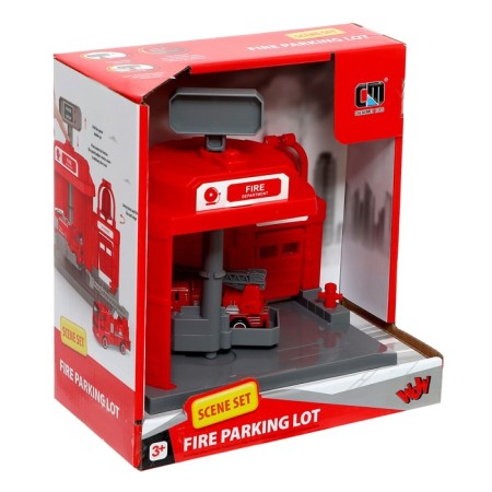 Parking "Firefight", with a rise, the machine drops off the button, the bell calls, mix-13