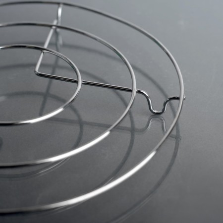 Hot stand on the legs "Circle", 18 × 18 × 2 cm, chrome color-1