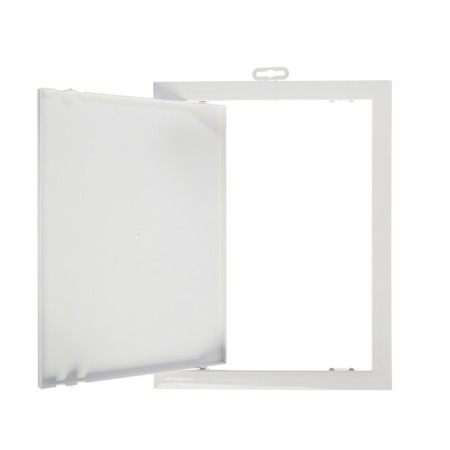 Revisionine "RVS", 250 x 300 mm, plastic, white-1