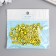 Beads for creativity Plastic "Yellow Smile" Circle set 20 g 0.5x1x1 cm