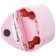 Electric grinder 2 holes Brauberg Dual, power from 4 AA batteries, pink 270579