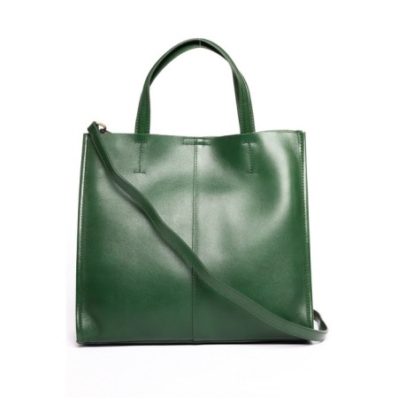 Bag Tout Women, Genuine leather, Ludor Green, 30x10x27 cm-2