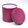 Set of round boxes 5 in 1 "paints", fuchsia, 25 x 25 x 25 - 19 x 19 x 19 cm