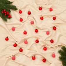 Set of balls plastic D-3 cm, 24 pcs 