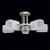 Tetro ceiling chandelier 5x60W E14 metal 60x60x46cm