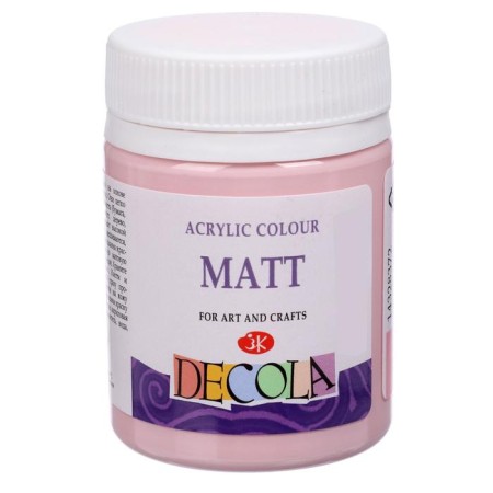 Acrylic matte paint 50 ml, ZHK Decola, light pink, 14328372-1