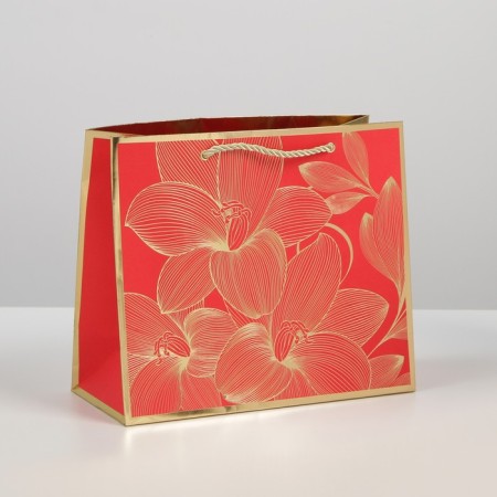Gift Package Laminated, packaging, “With Best Wishes”, 27 x 23 x 12 cm-2