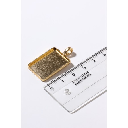 Frame with a setting A3695, platform 18 × 25mm, color gold-3