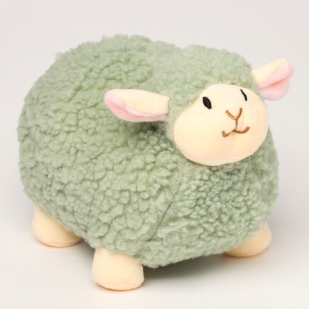 Soft toy "Sheep", 20 cm, green color