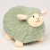Soft toy "Sheep", 20 cm, green color