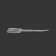 Manicure scissors "Premium", for cuticle, bent, narrow, 9.3 cm, on the blist, silver color