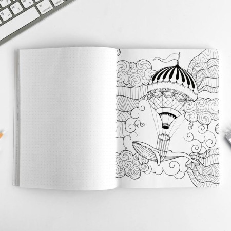 Drummer-mixing book with an A5 coloring, 80 liter "Smile, this goes to you"-3