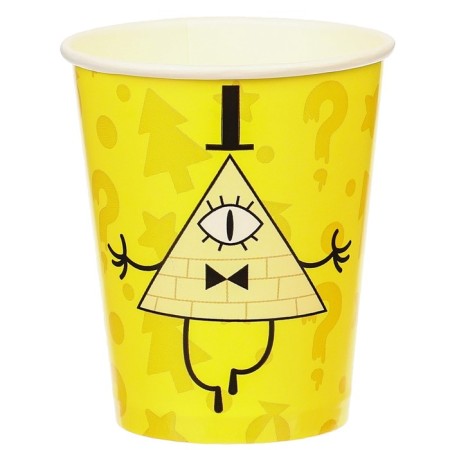 A glass of paper "Happy Birthday!", 250 ml, 6 pieces, gravity farz-4