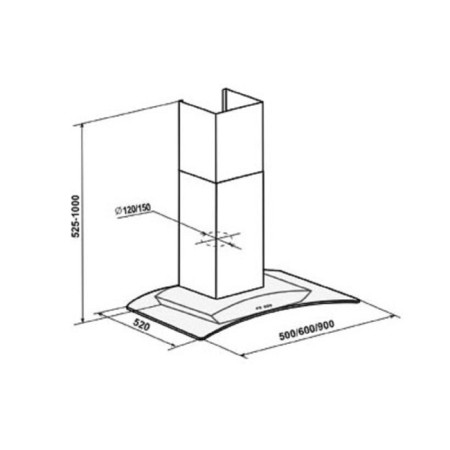 Elikor Exceptive Excetizer S4 60P-700-E4g, black/tinted glass-1