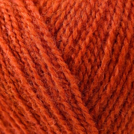 Angora warm yarn 40% wool, 60% acrylic 480m/100g (189 yoke orange)-2