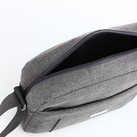 Male bag, gray color-3