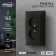 Double Luazon Lighting "Antei", 10 A, hidden, without salary, black