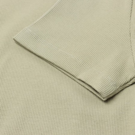 Women's T -shirt shortened, green color, size 42 (s)-6