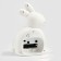 Clock - alarm clock "Bunny" children's, smooth move, 13.5 x 18 cm, aa