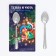 Spoon souvenir on the postcard "New Year's collection: heat and comfort", 3 x 14 cm
