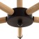 Tahiti chandelier 5x60W E27 Black+tree 55.5x55x31cm SVK