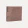 Women's wallet on the button, beige color