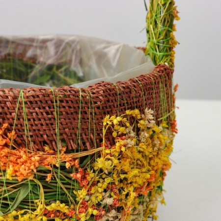 A set of baskets 2pcs, from grass-2