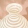 Vase for flowers "Arkady" made of glass, white 39.5 x 19 x 19 cm