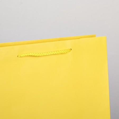 Gift package laminated, packaging, "yellow", l 28 x 38 x 9 cm-3