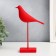 Souvenir Polystone "Bird - Long legs" Scarlet 23x17 cm