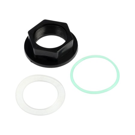Zein Z3652 shell mixer, single-leaf, excess height 8 cm, ABS plastic, graphite-9