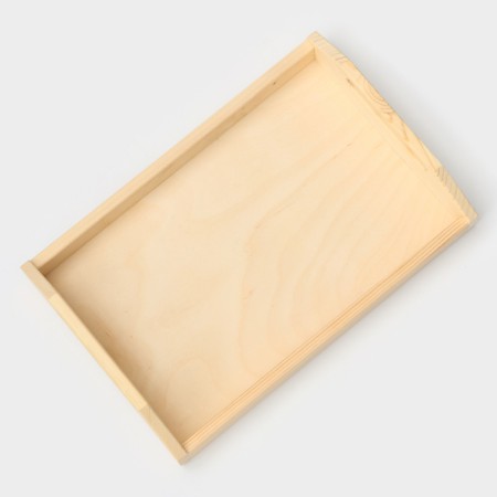 Поднос Доляна «Под роспись», 30×20×6 см, сосна-2