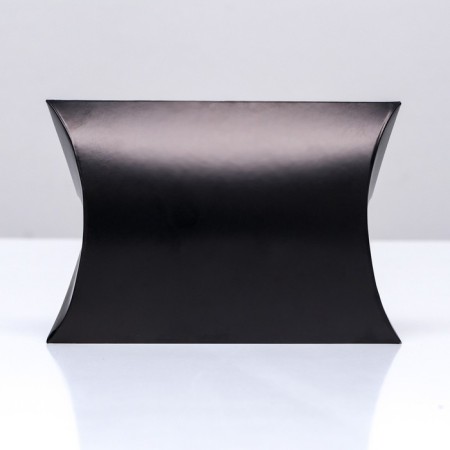 Folding box, pillow, black 15 x 11 x 3 cm,-1