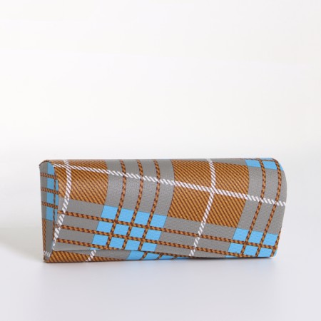 Magnet glass case, length 16 cm, brown/blue color
