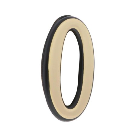 The door number "0" tundra, plastic, color gold, 1 pc.-1