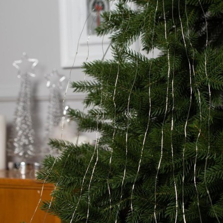 Garland "dreadlocks" 1.5 m, IP20, silver thread, 125 LED, white glow, 12 V-2