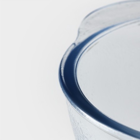 Glass form for baking "pot with a lid", d = 15 cm, h = 10.5 cm-5