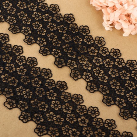 Hypure lace, 80 mm × 6.8 ± 0.5 m, black color-1