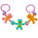 Stretching to a stroller/crib "cat", 3 toys, color mix, crush me