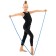 Lacking for rhythmic gymnastics weighted Grace Dance, 3 m, blue color
