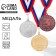 Prize medal 186 diam 4 cm. 2 place. Color ser. With a ribbon