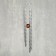 Music of wind metal "Double heart with an arrow" 4 tubes 56 cm