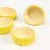 Baking shape yellow, 3.5 x 2 cm